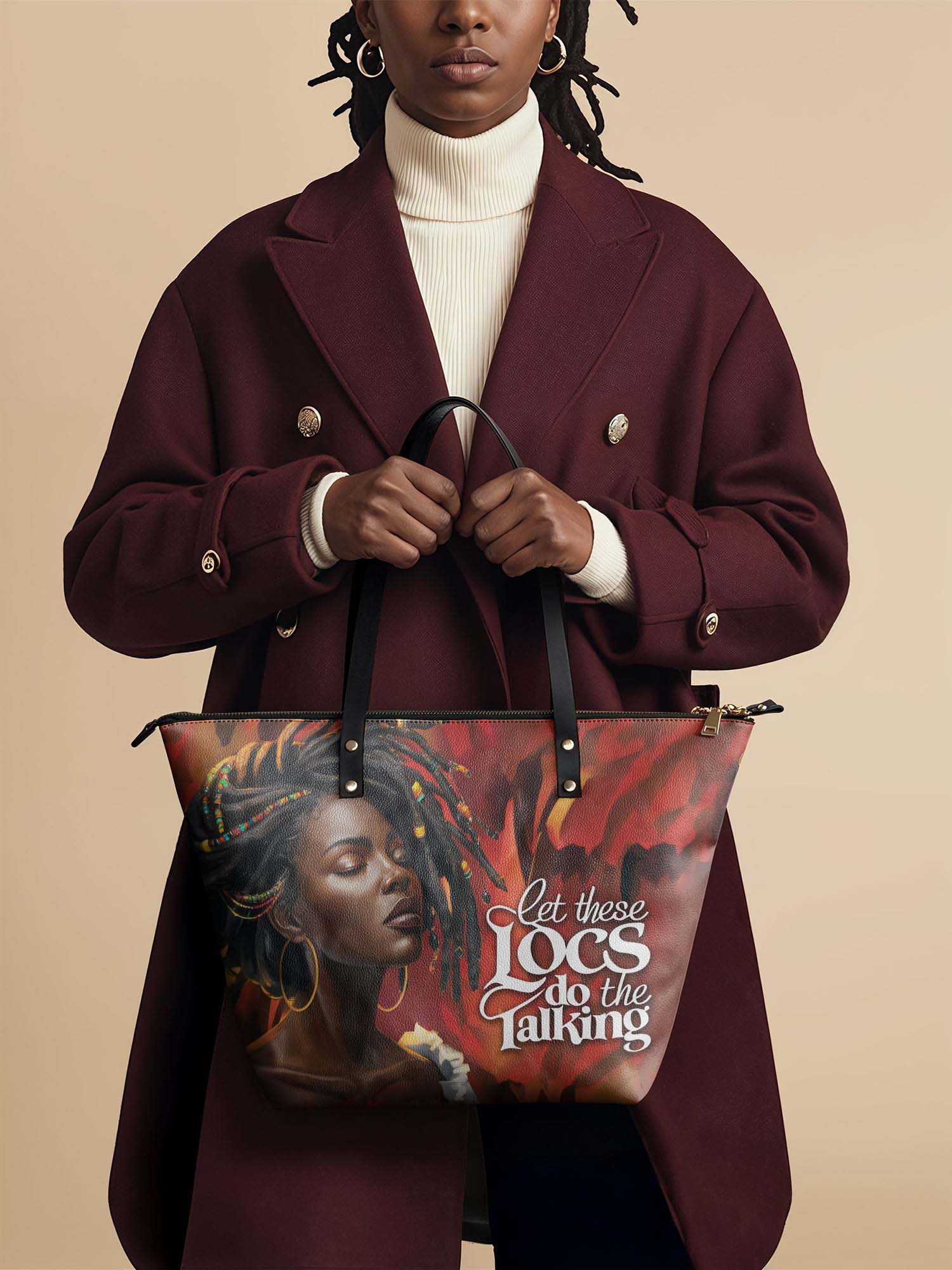 "Locella" Leather Tote Bag