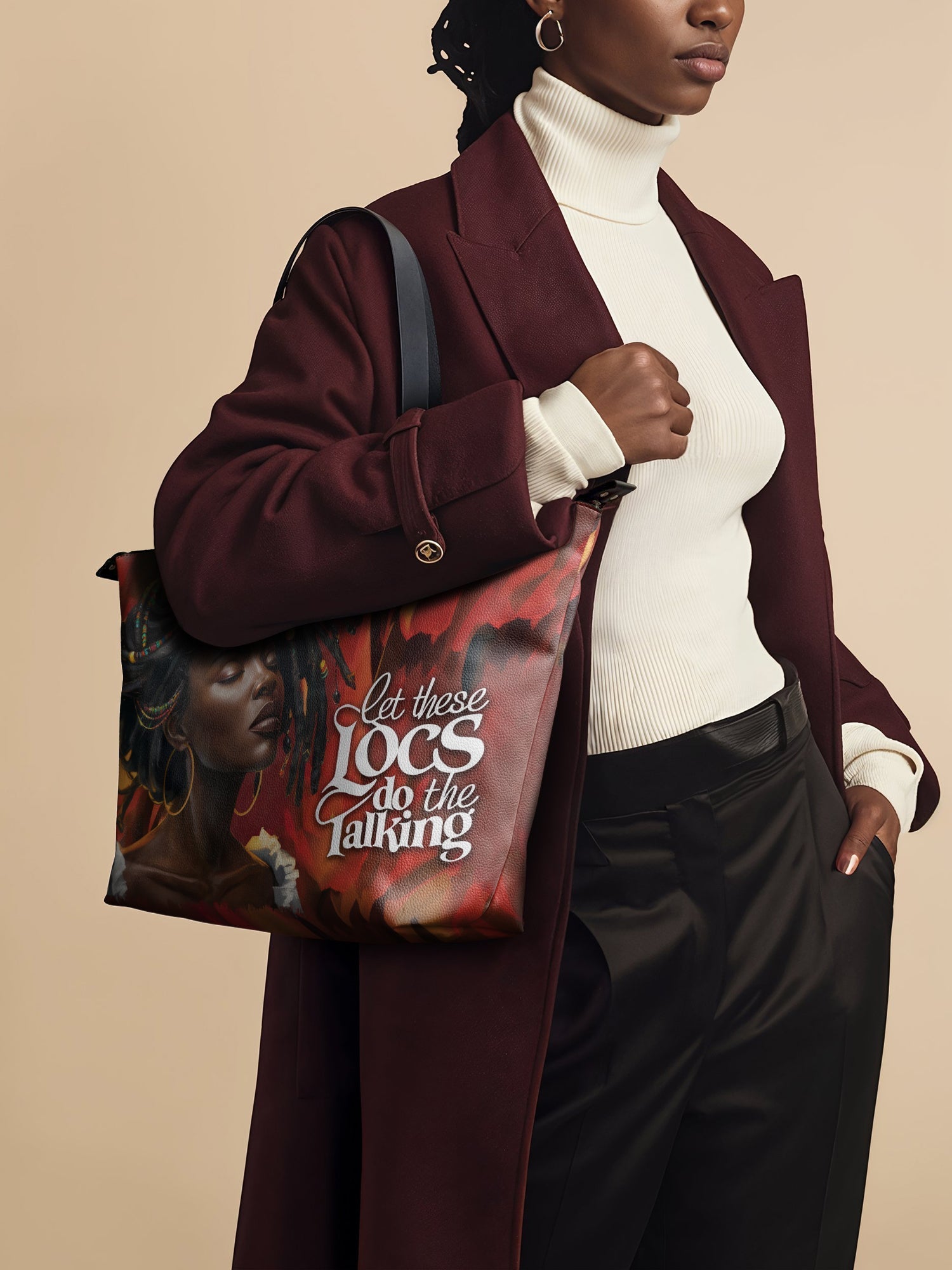 "Locella" Leather Tote Bag