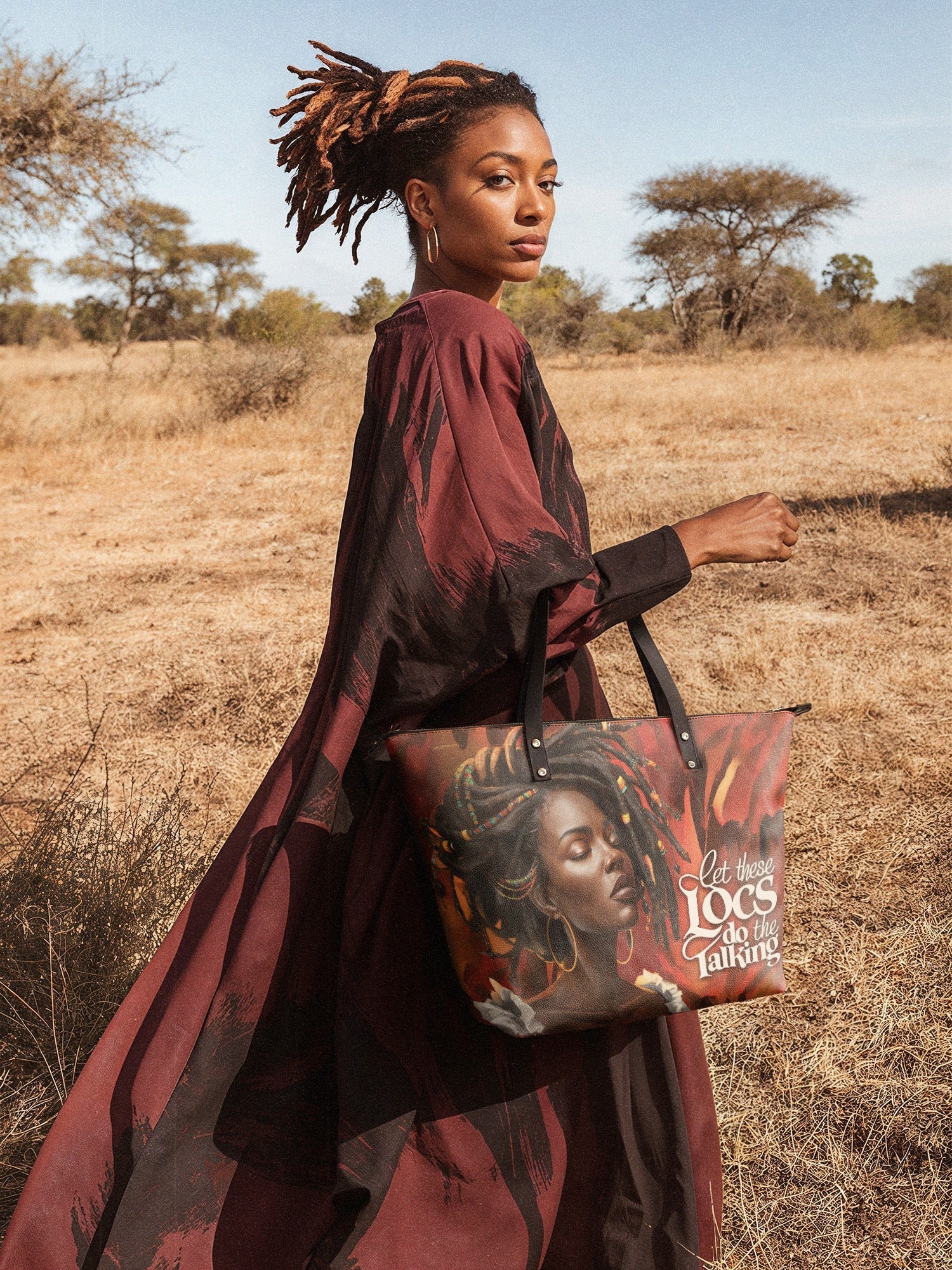 "Locella" Leather Tote Bag