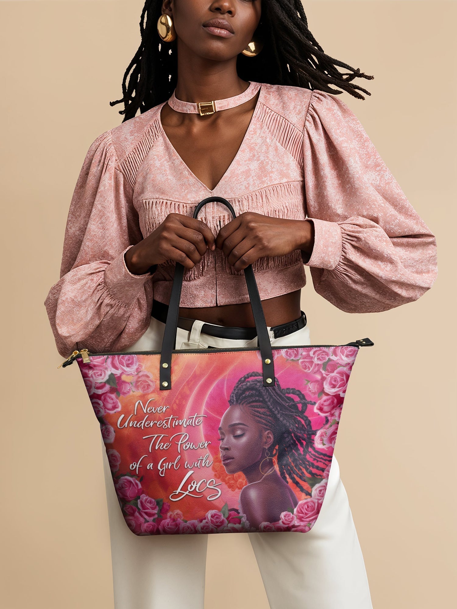 "Loclani" Leather Tote Bag