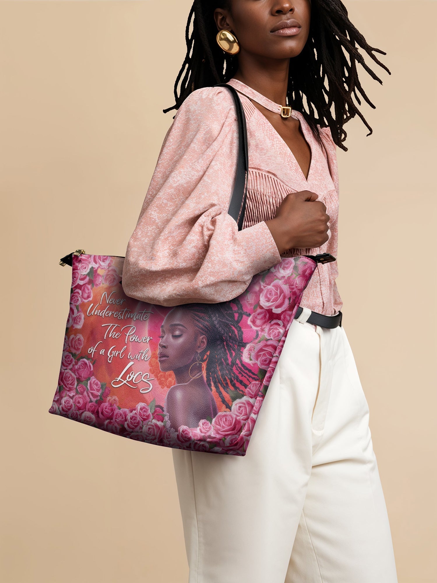 "Loclani" Leather Tote Bag