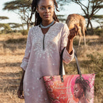 "Loclani" Leather Tote Bag