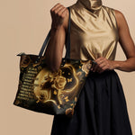 "Lumina" Leather Tote Bag