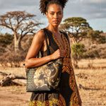 "Lumina" Leather Tote Bag