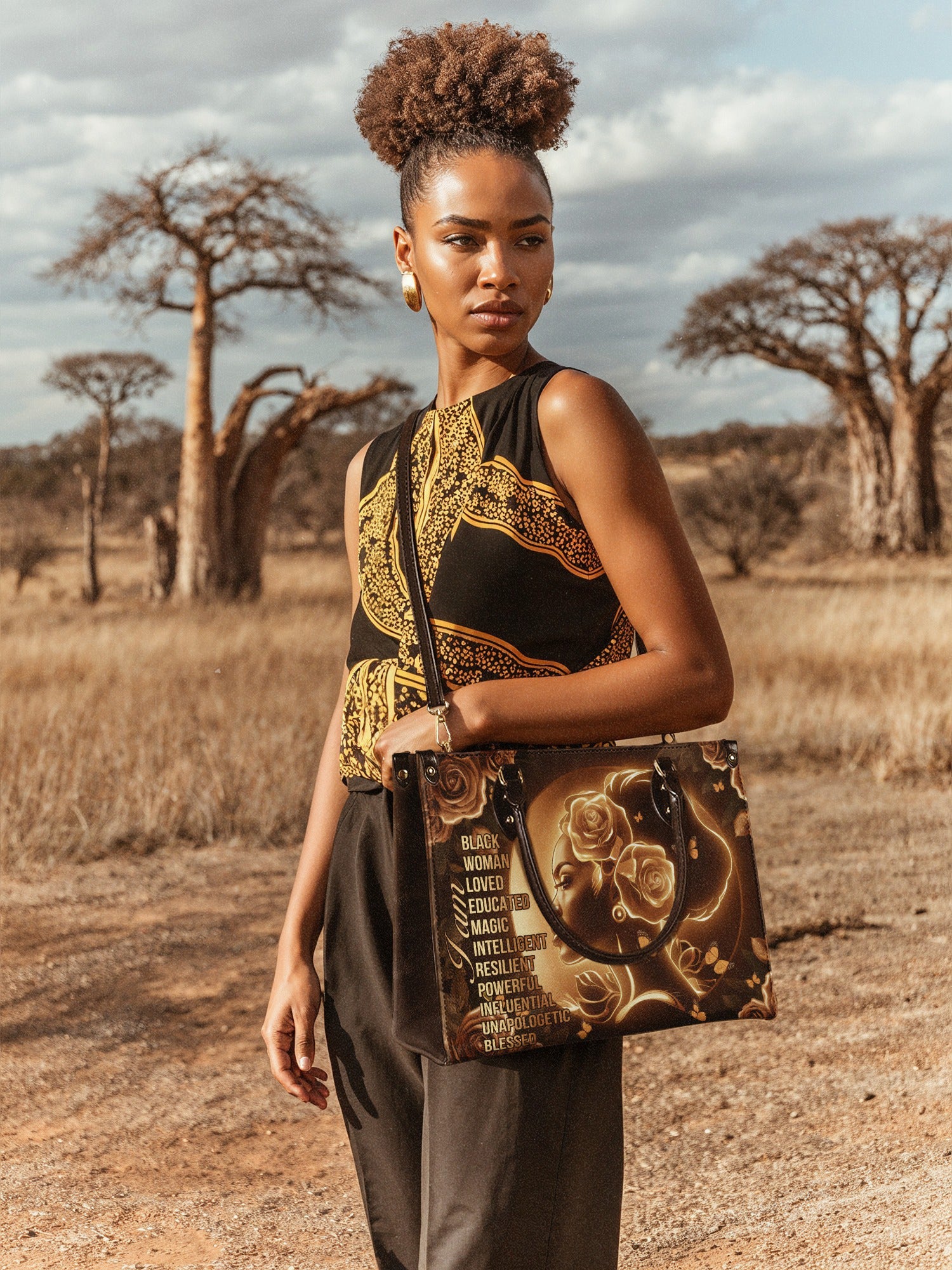 "Lumina" Leather Handbag