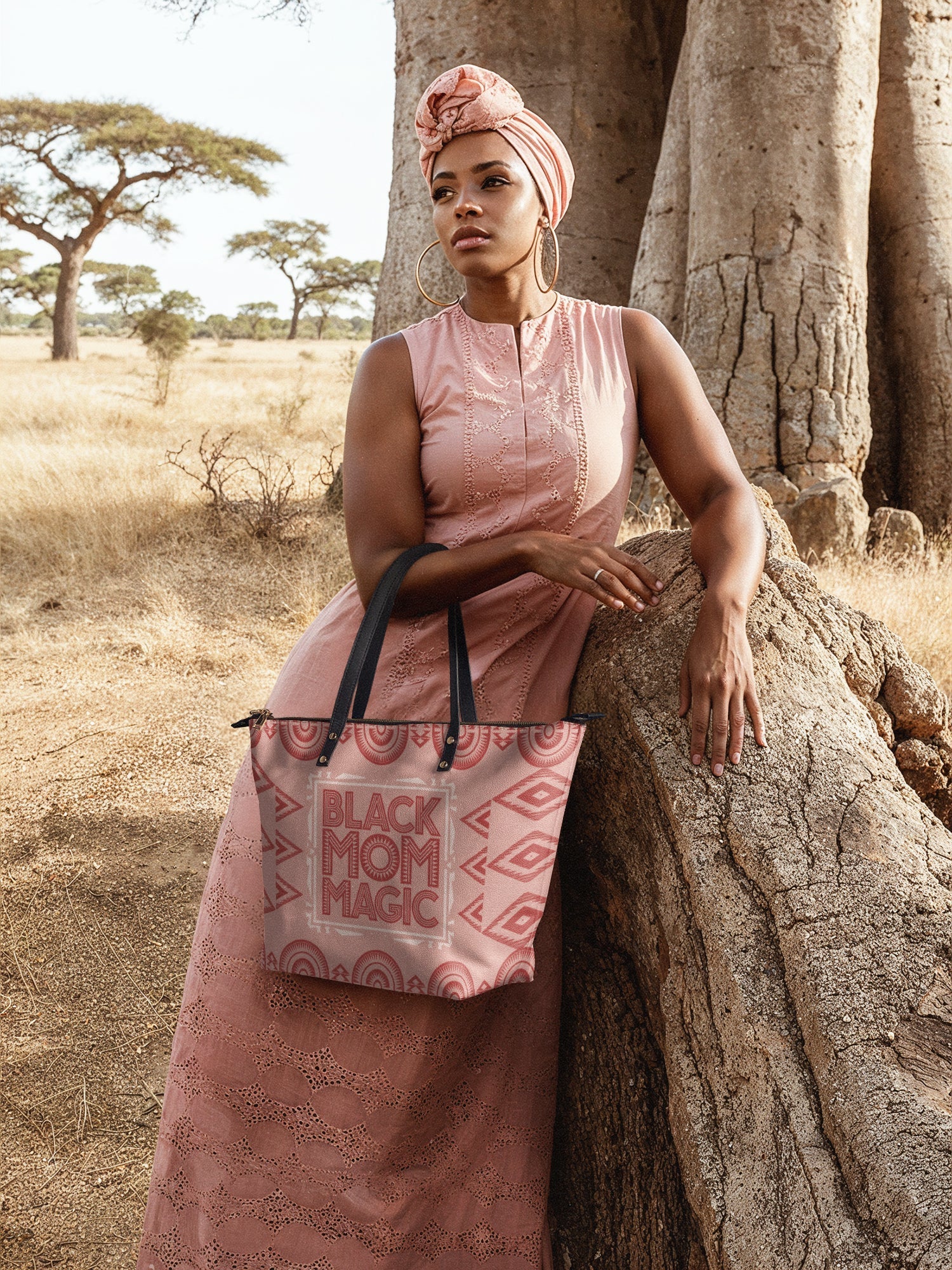 "Magimama" Leather Tote Bag