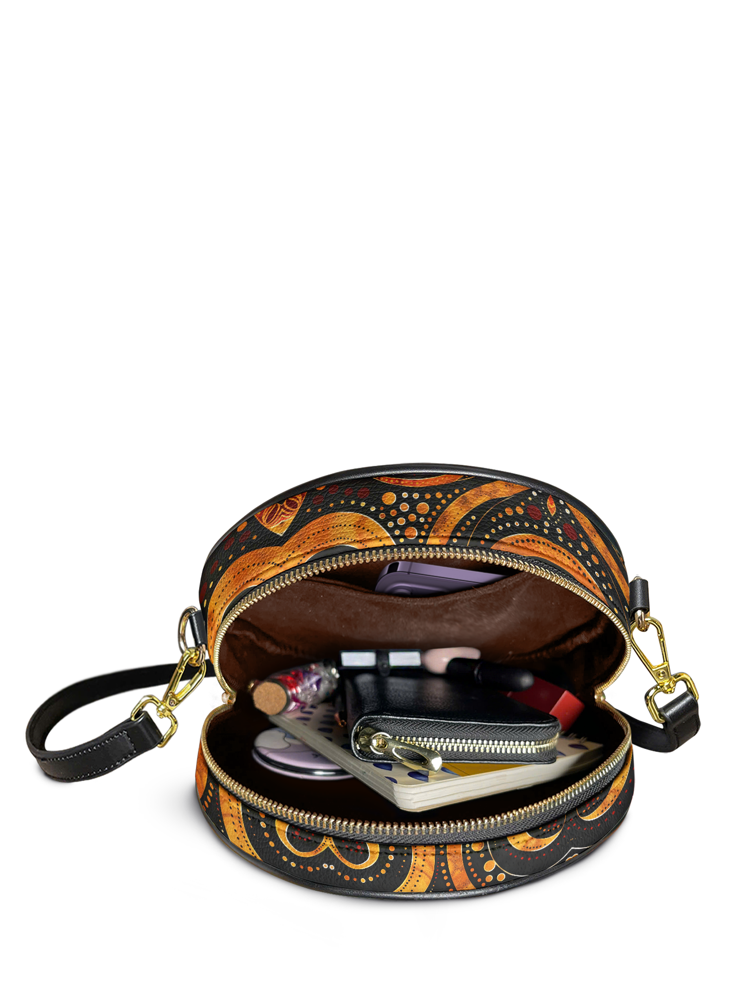 "Makeda" Circle Crossbody Bag