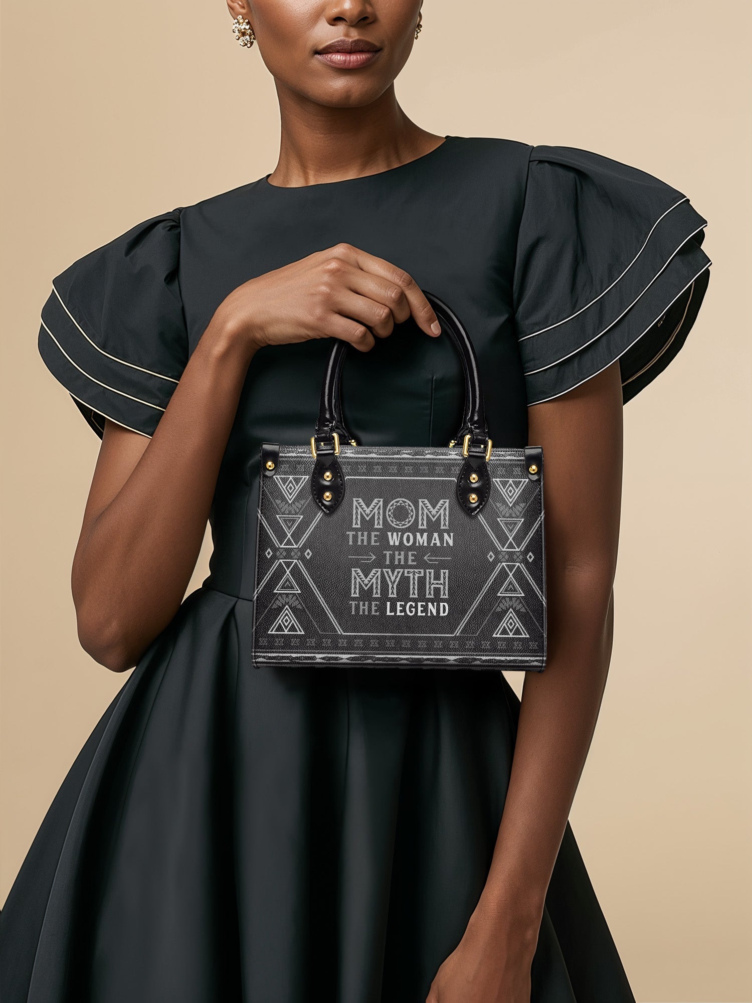 "Mamalore" Small Leather Handbag