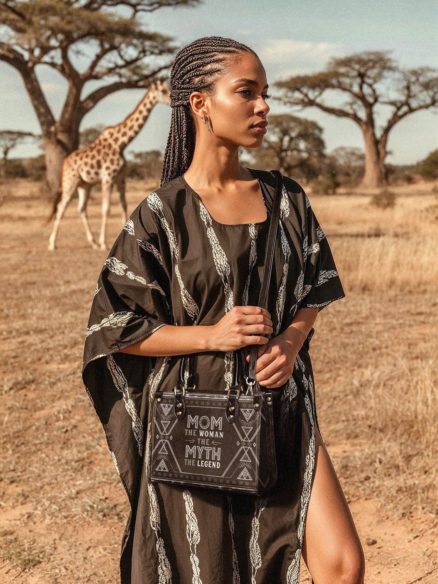 "Mamalore" Small Leather Handbag