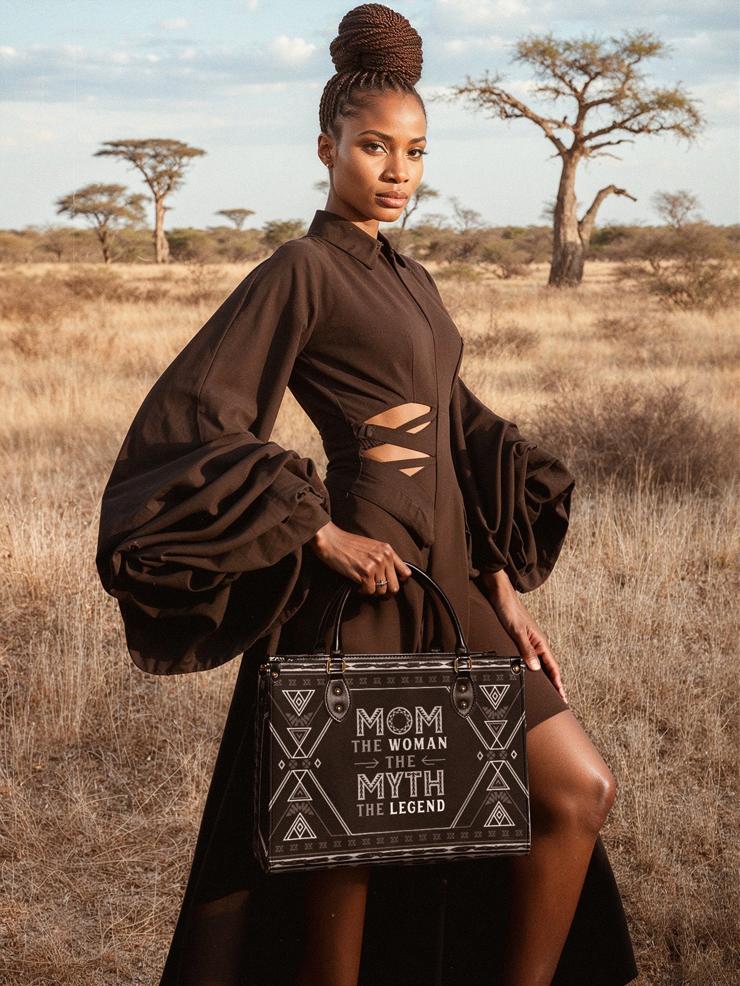 "Mamalore" Leather Handbag