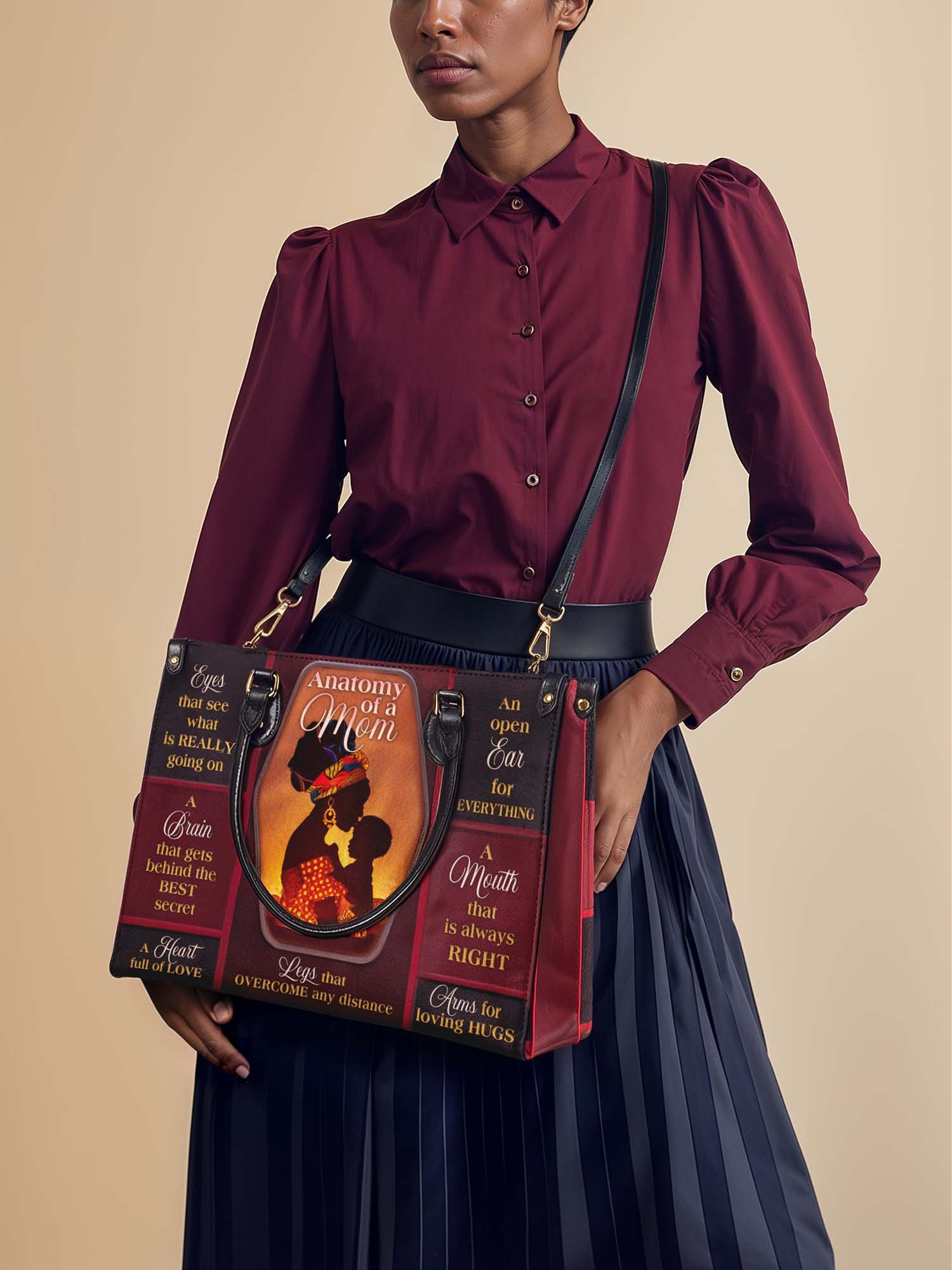 "Mamoya" Leather Handbag