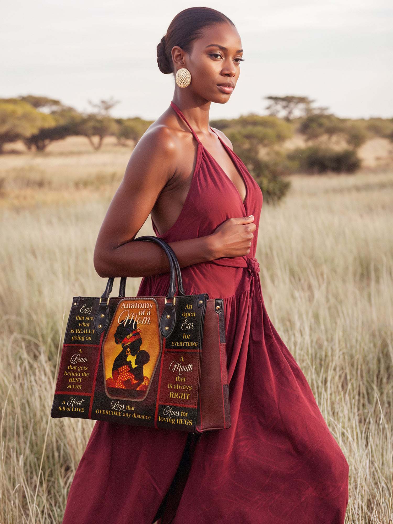 "Mamoya" Leather Handbag