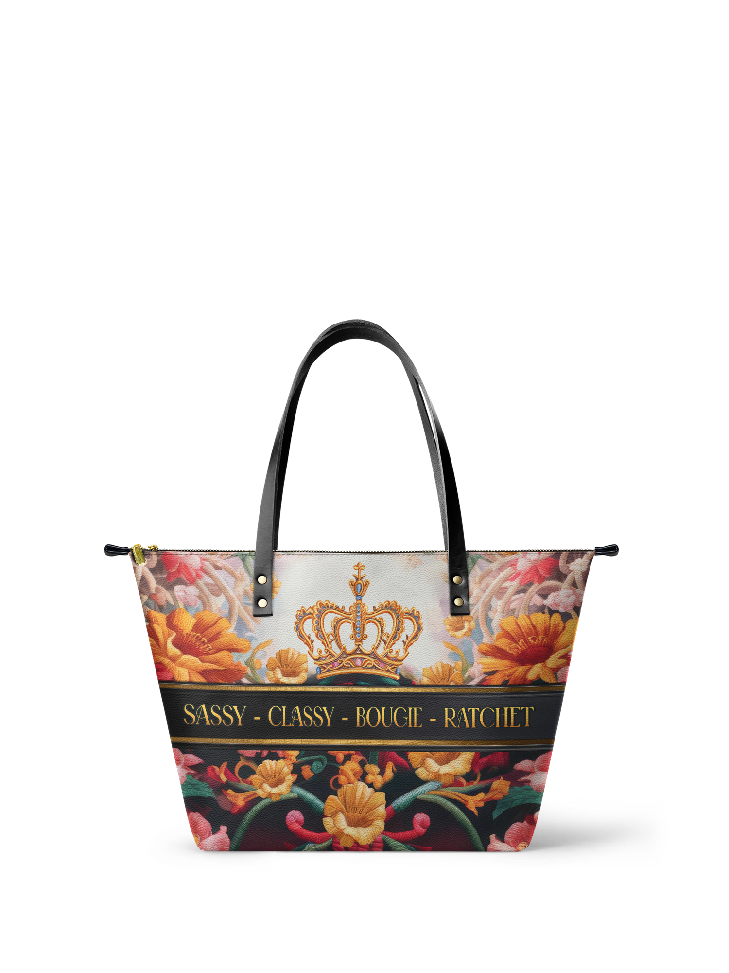 "Naija Royale" Leather Tote Bag