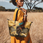 "Njia" Leather Tote Bag