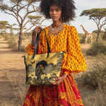 "Njia" Leather Tote Bag