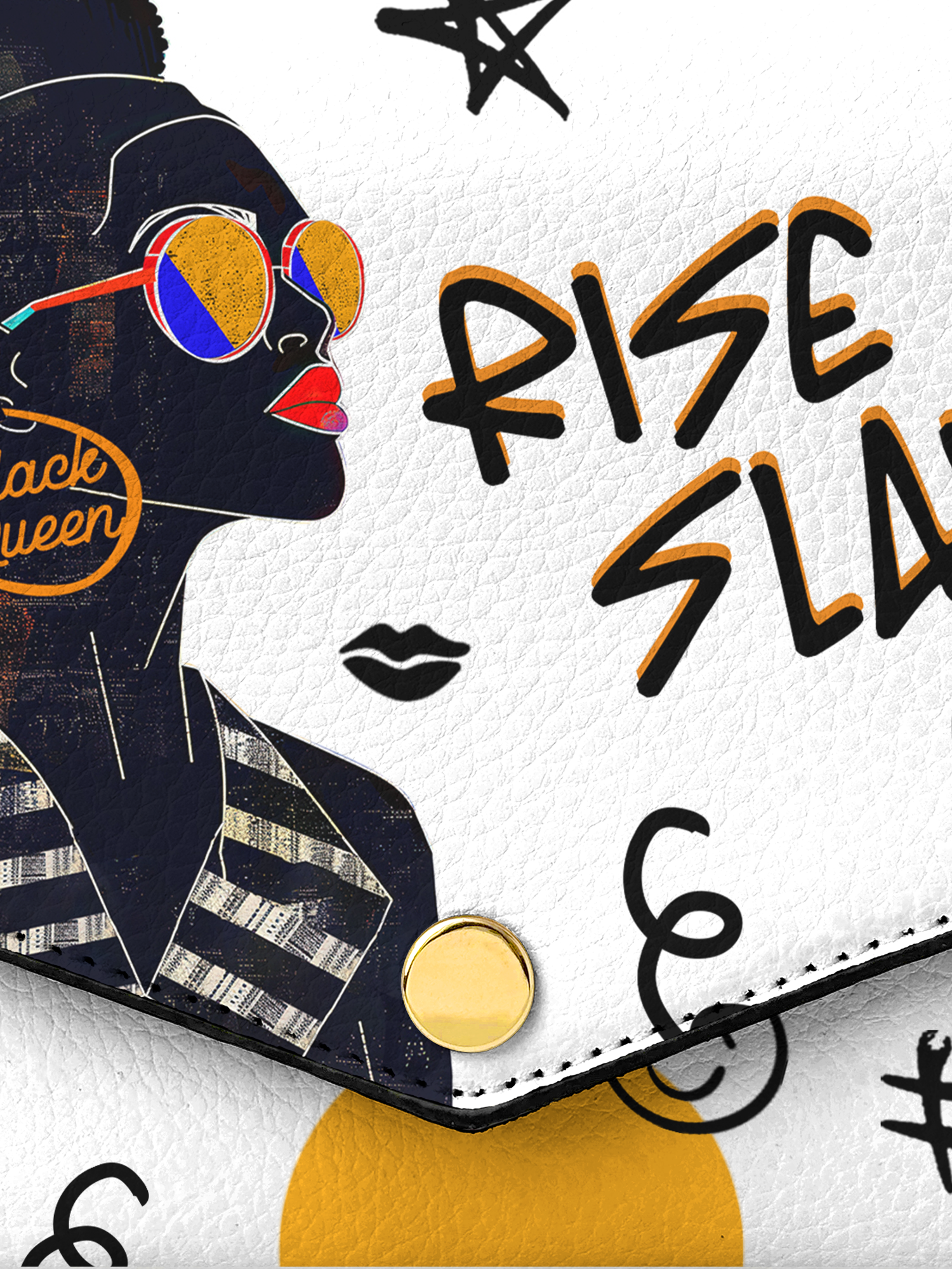 "Sanaa" Salt Pop Envelope Chain Crossbody Bag