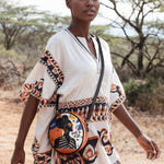 "Sanaa" Salt Pop Circle Crossbody Bag