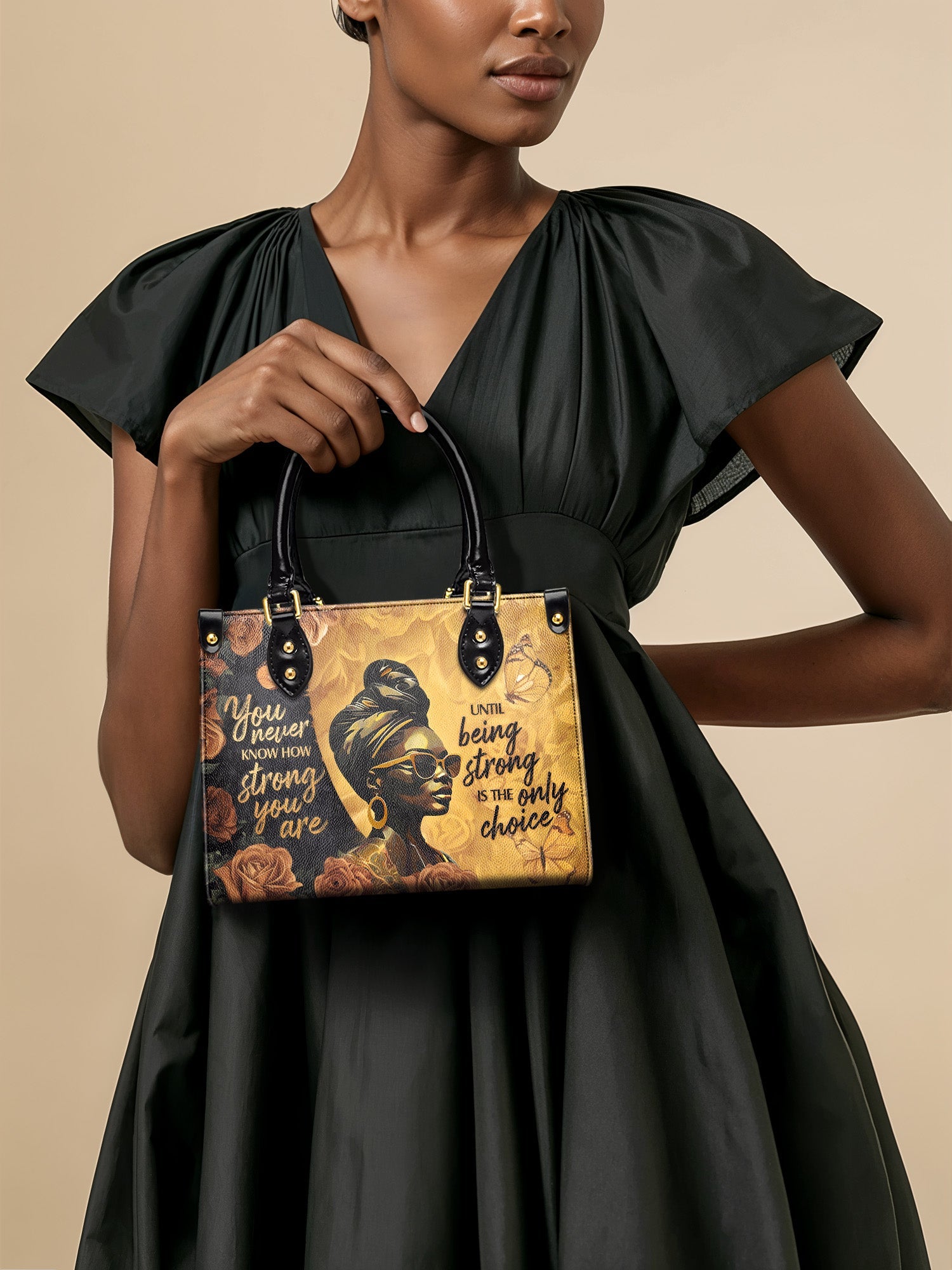 "Siyanda" Small Leather Handbag