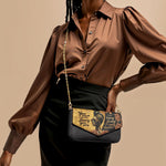 "Siyanda" Envelope Chain Crossbody Bag