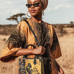 "Siyanda" Small Leather Handbag