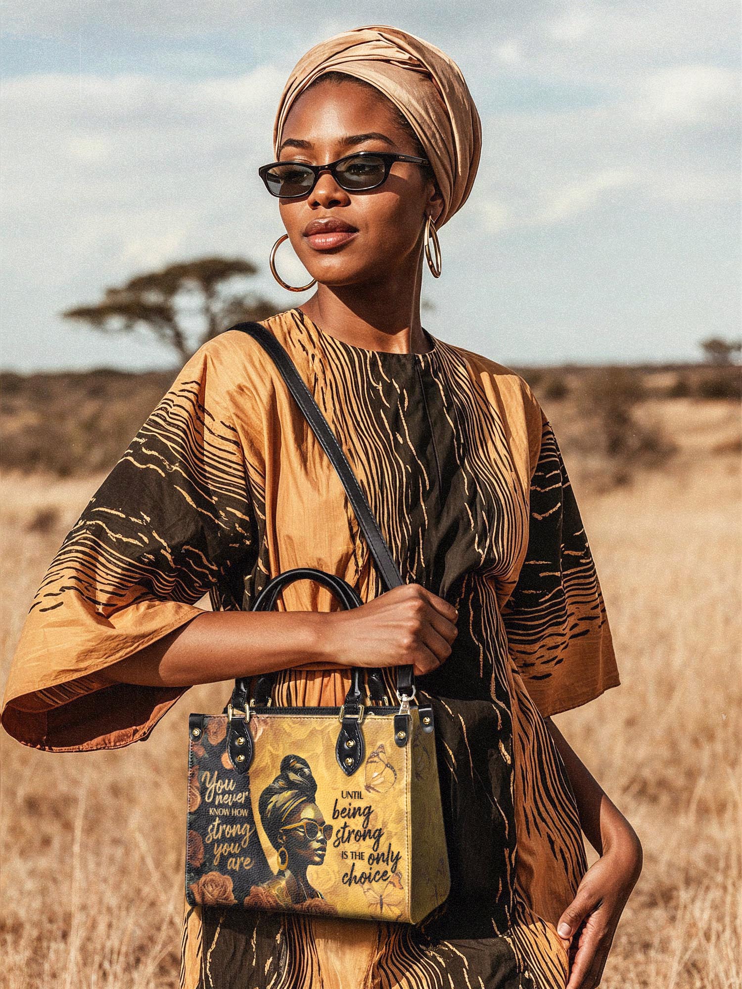 "Siyanda" Small Leather Handbag