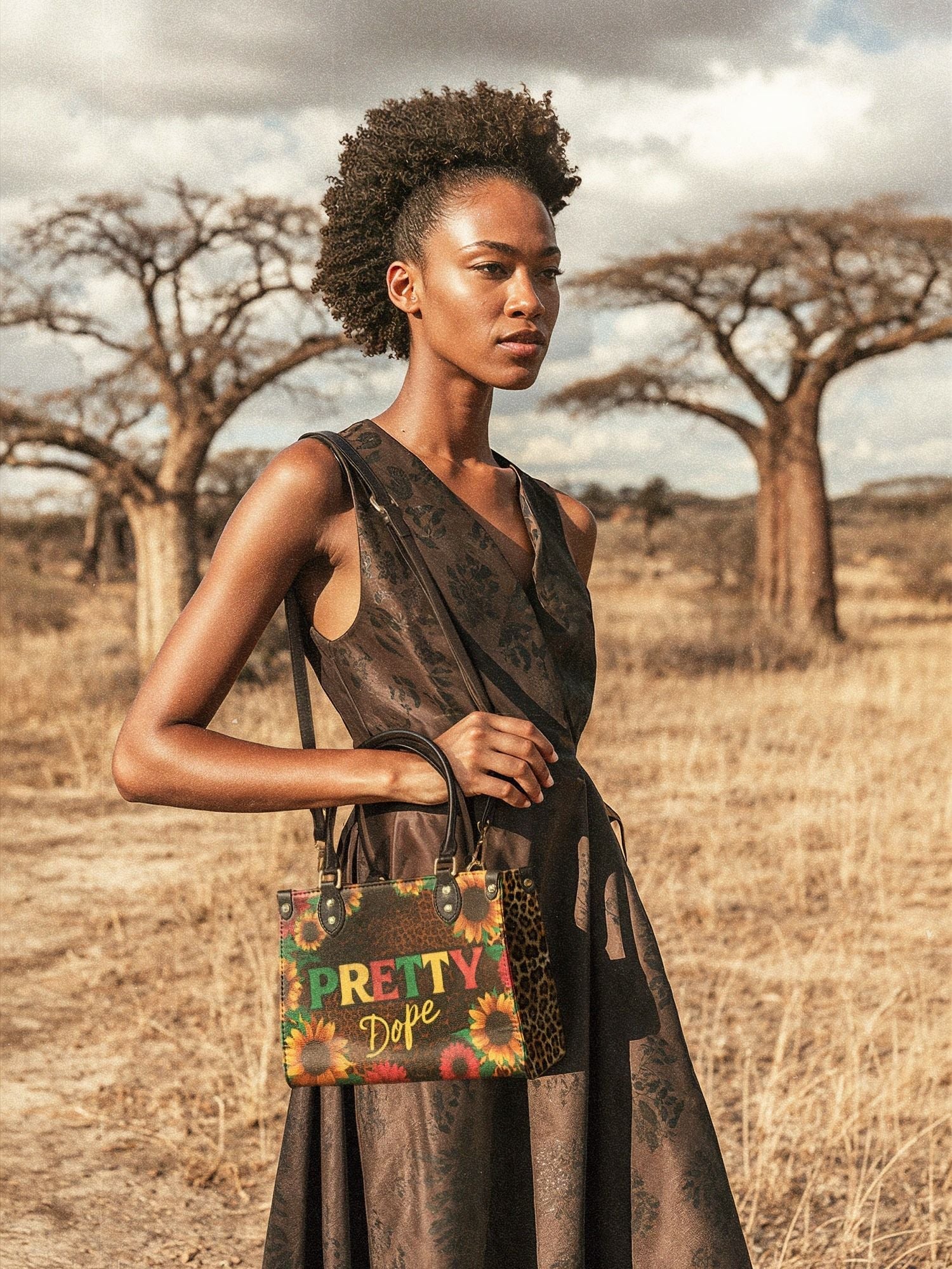 "Solya" Small Leather Handbag