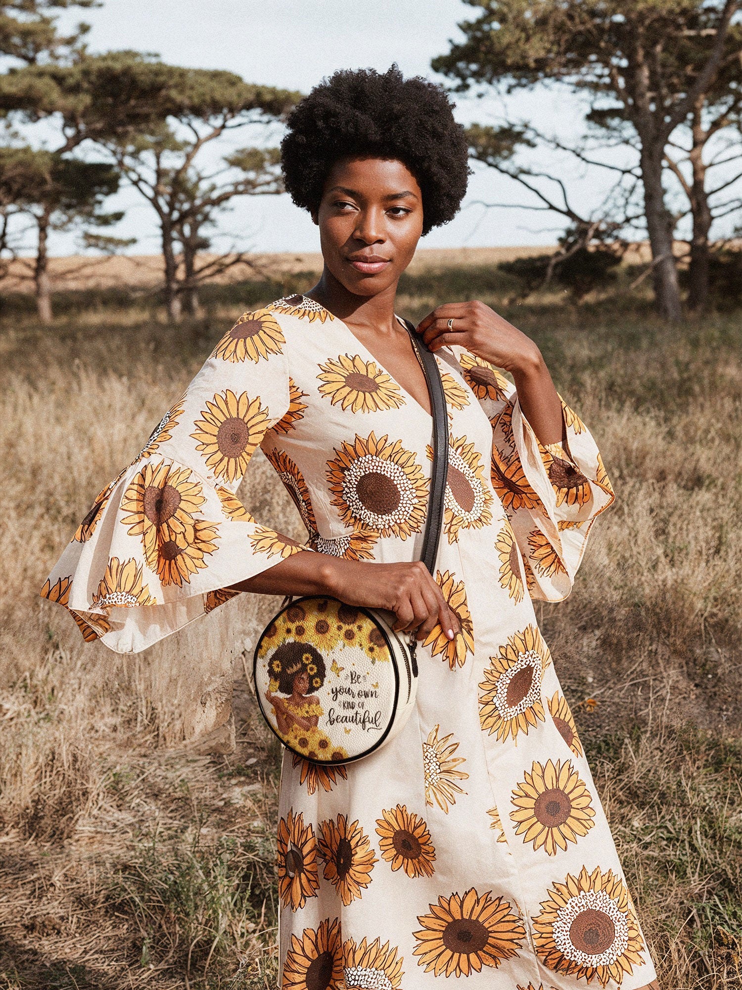 "Zuriya" Circle Crossbody Bag