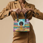 "AfroEssence" Small Leather Handbag