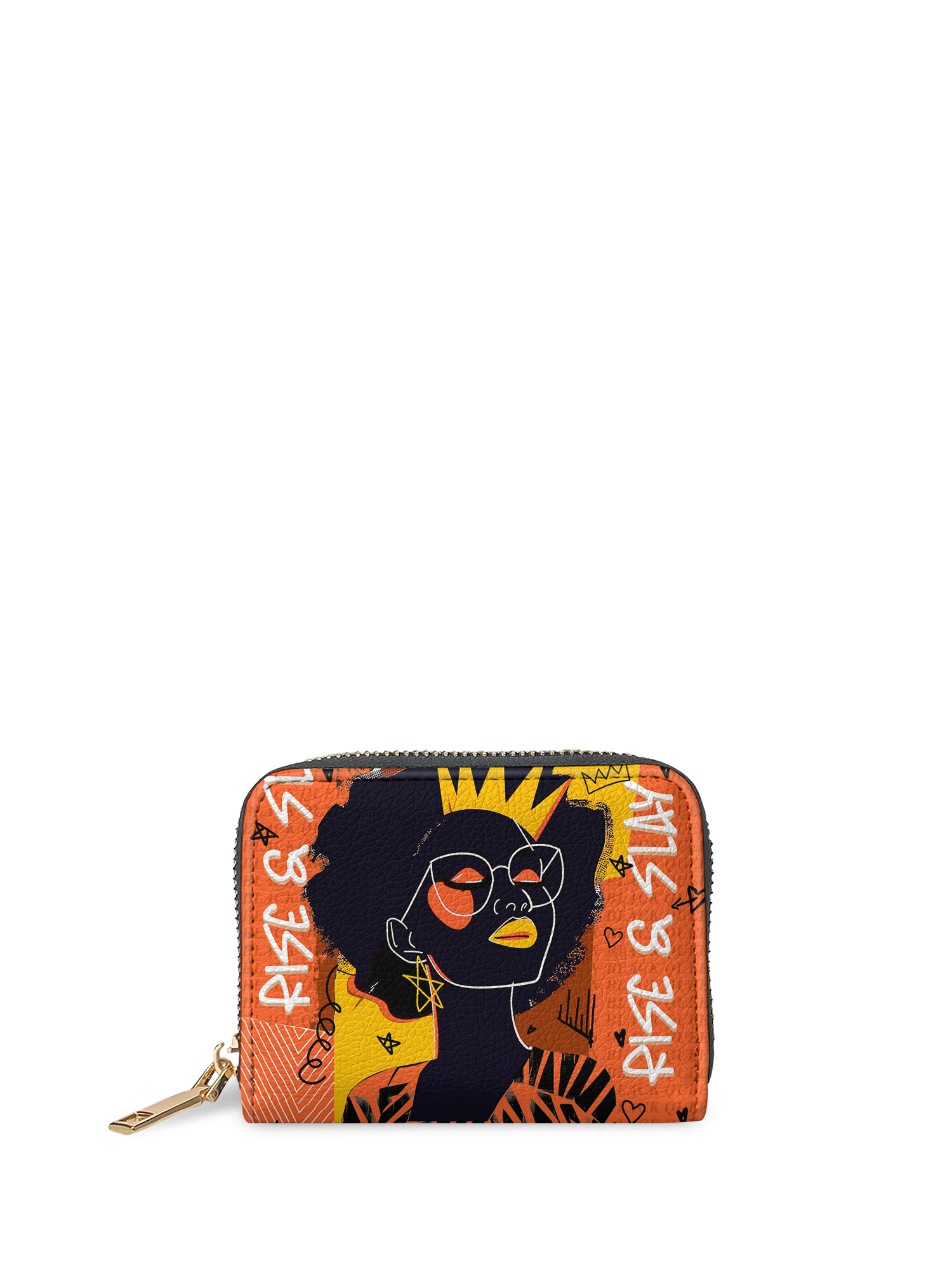 "Aina" Orange Sorbet Mini Wallet