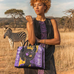 "Aina" Grape Soda Leather Handbag