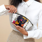 "Aina" Coconut White Eclipse Makeup Bag