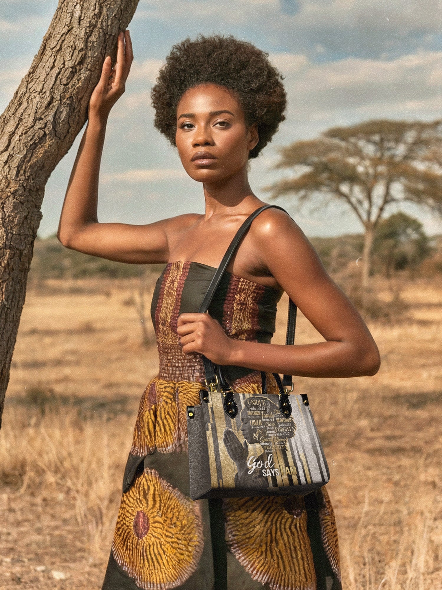 "Amara" Small Leather Handbag