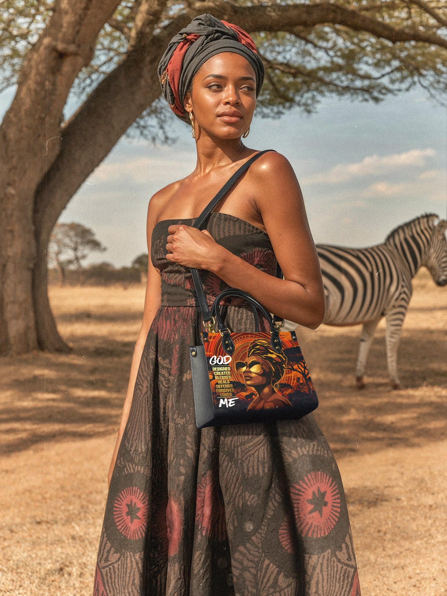 "Aseda" Small Leather Handbag