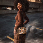 "Ayira" Small Leather Handbag