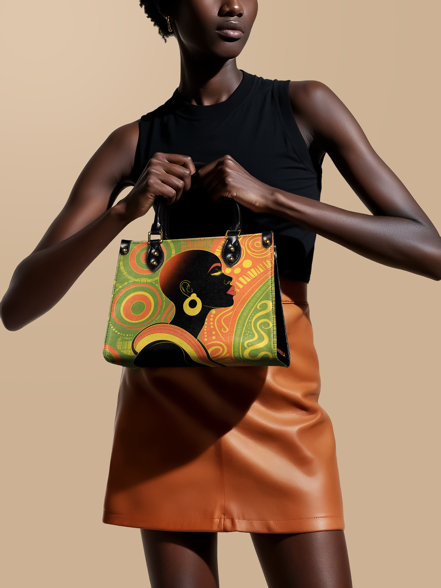 "Baldisa" Small Leather Handbag