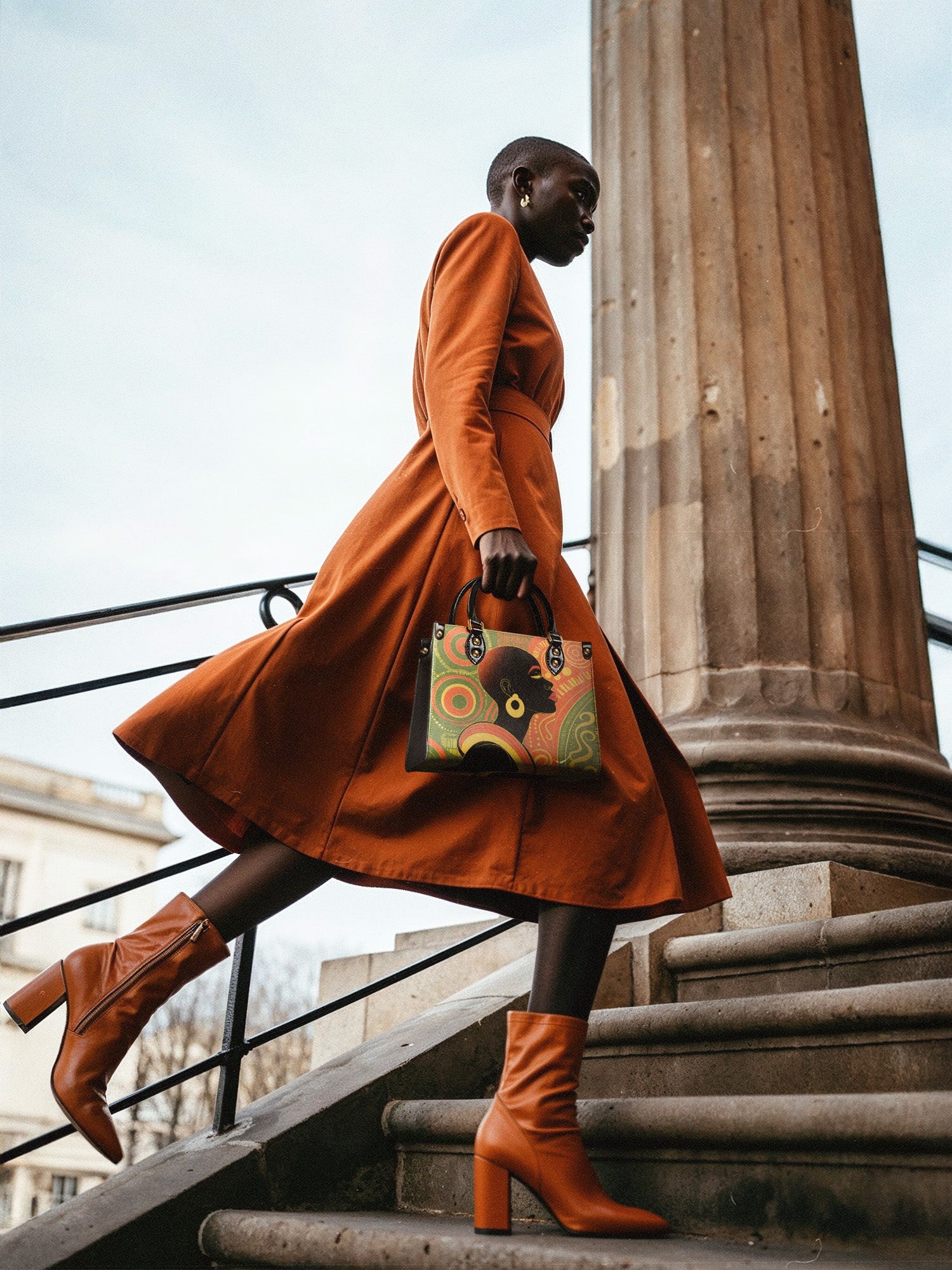 "Baldisa" Small Leather Handbag