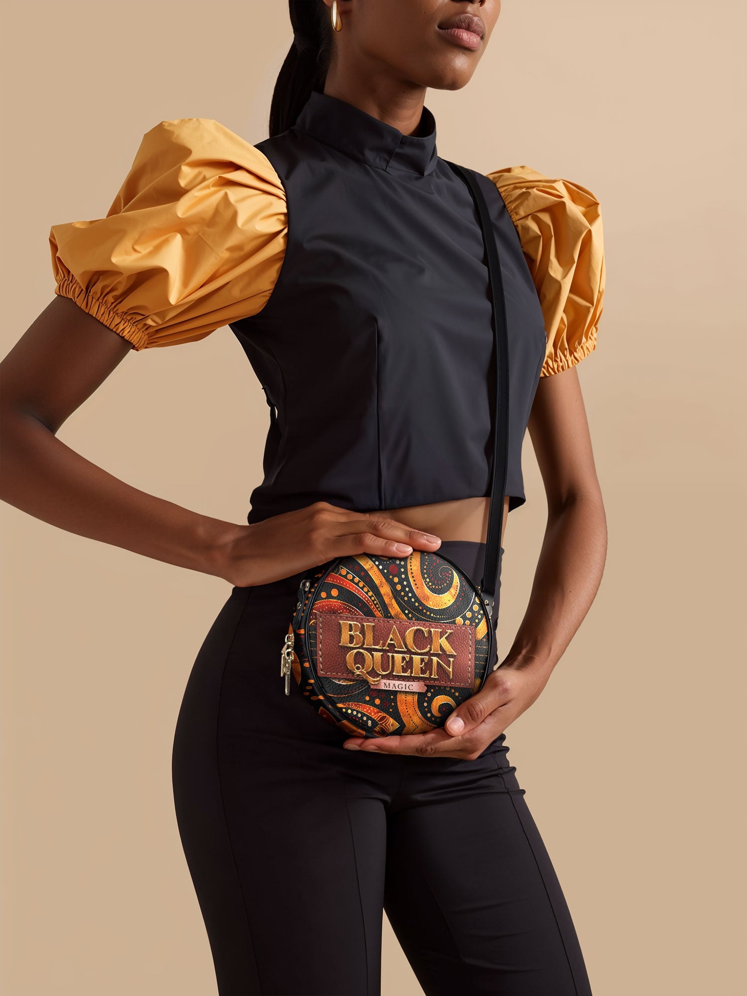 "Makeda" Circle Crossbody Bag