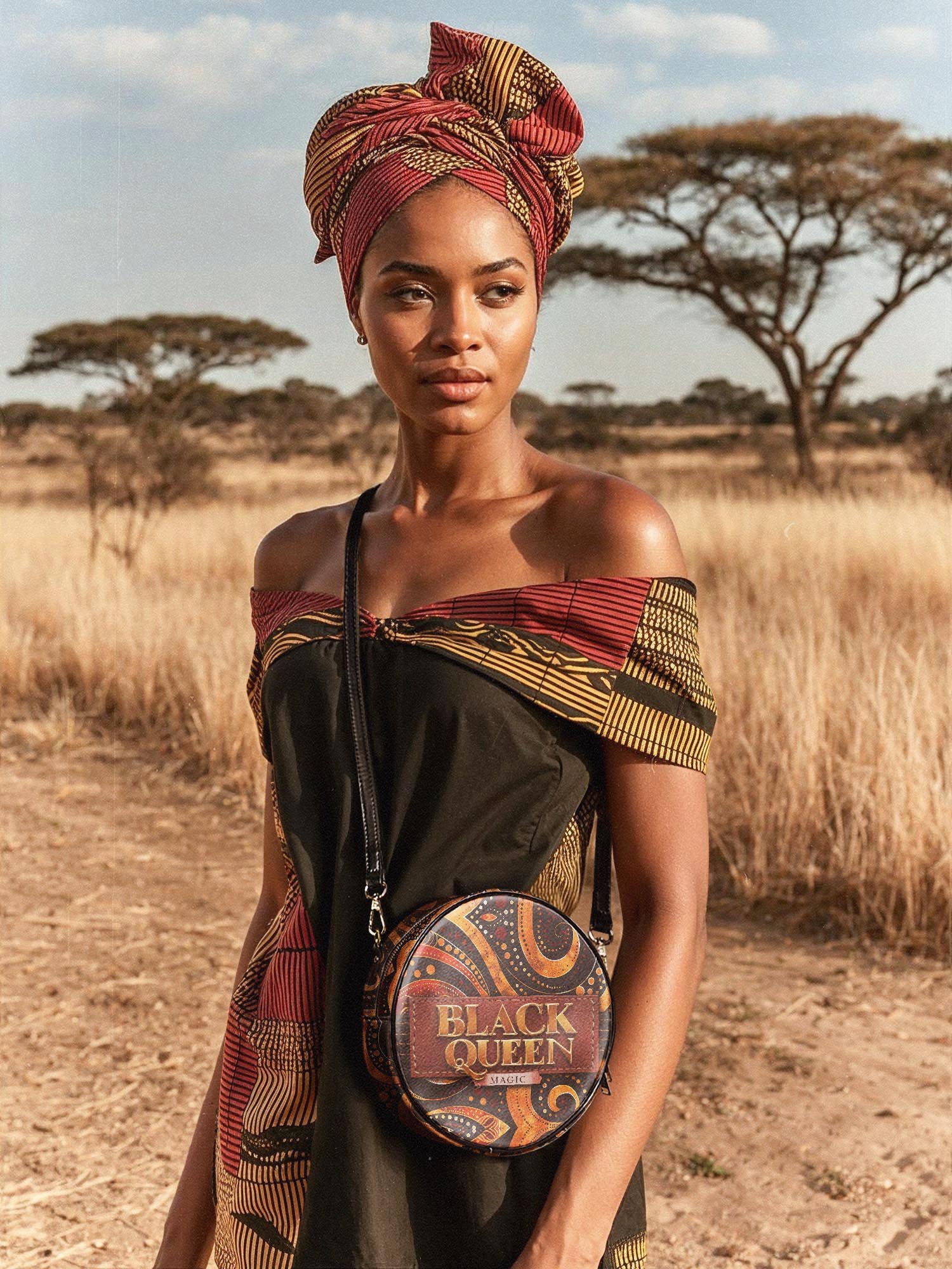 "Makeda" Circle Crossbody Bag