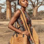 "Dope Black Mom" Small Leather Handbag