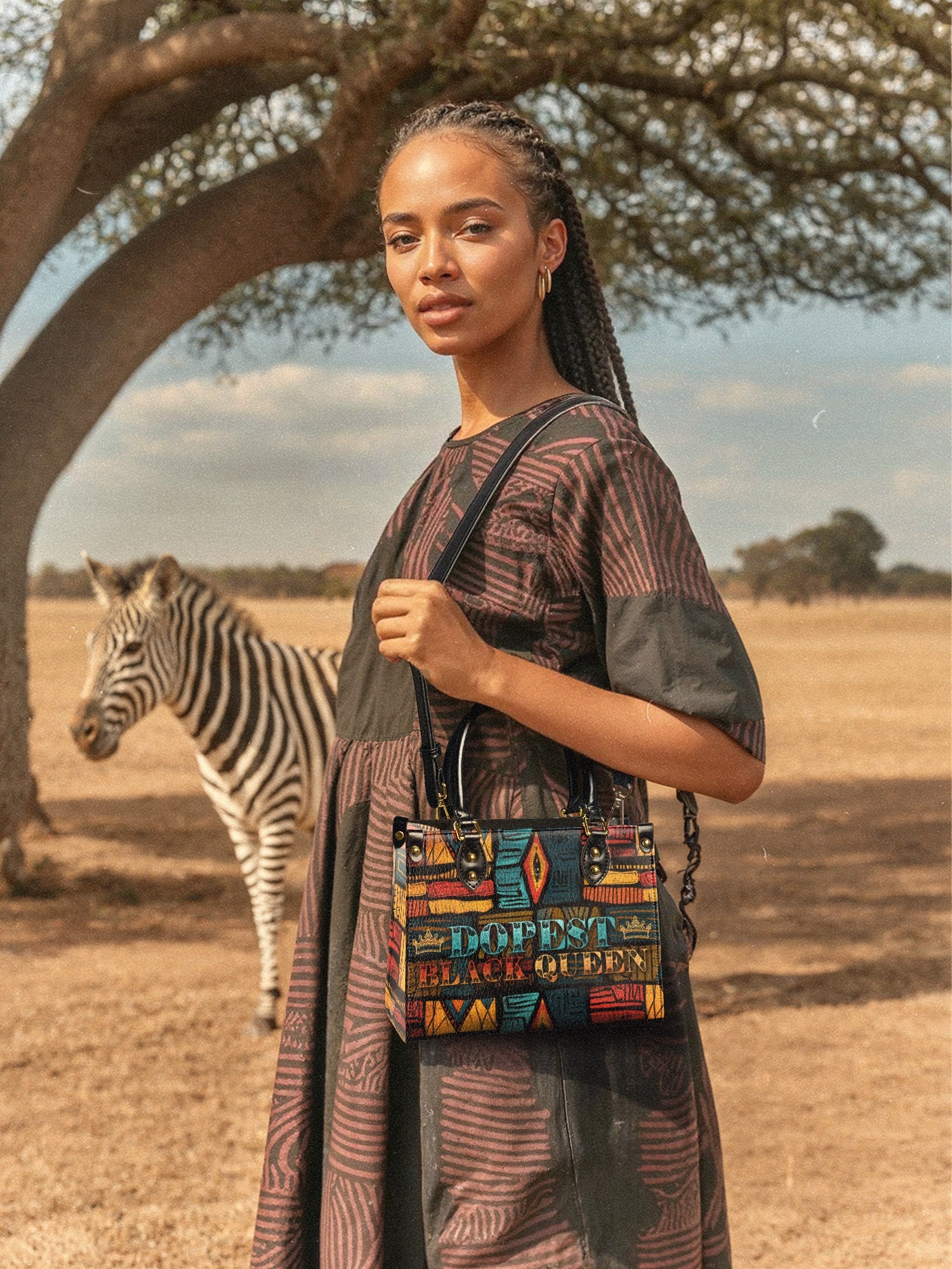 "Dopeya" Small Leather Handbag