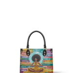 "AfroEssence" Small Leather Handbag