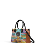 "AfroEssence" Small Leather Handbag