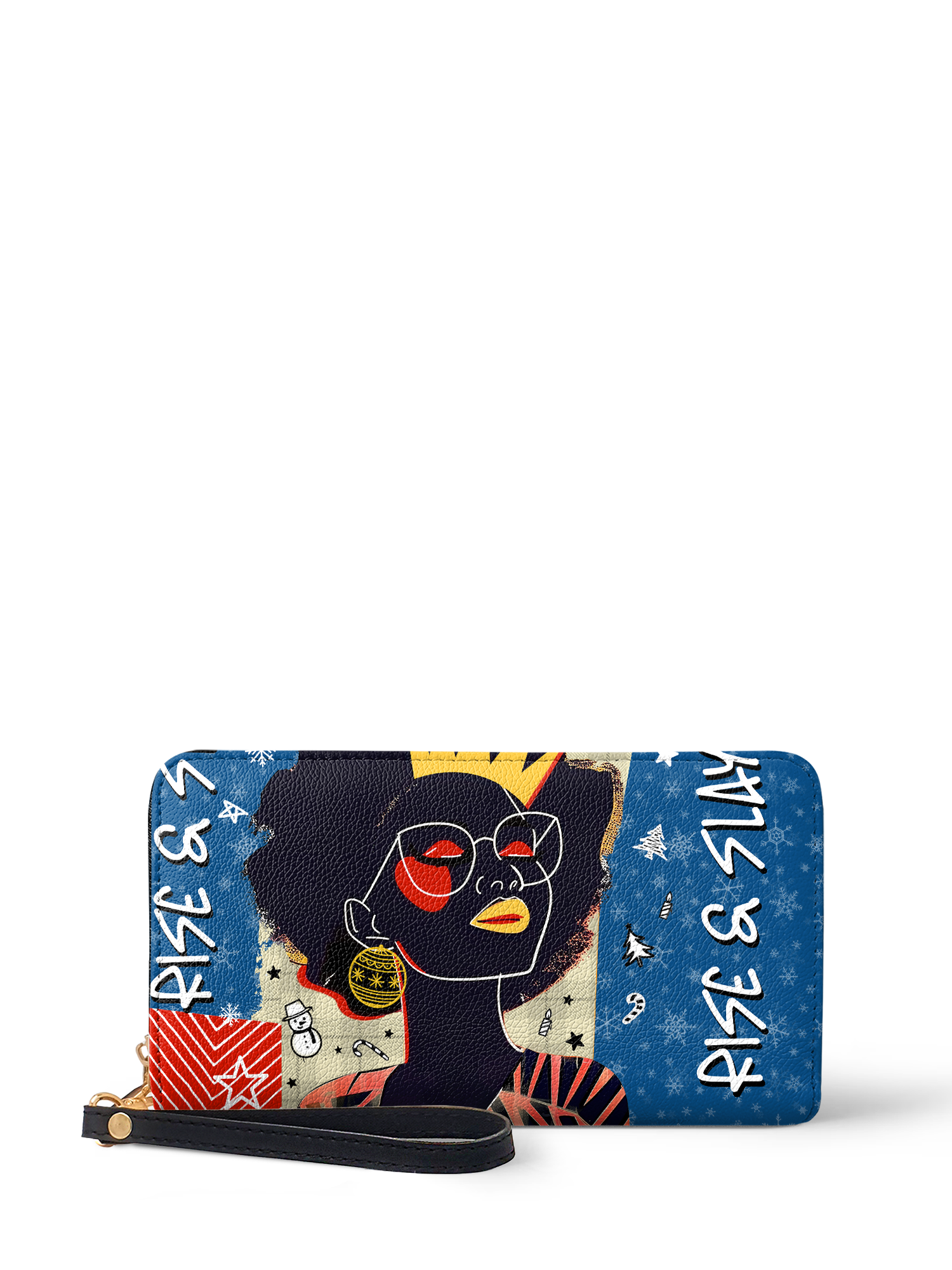 "Aina" Blueberry Snow Wallet