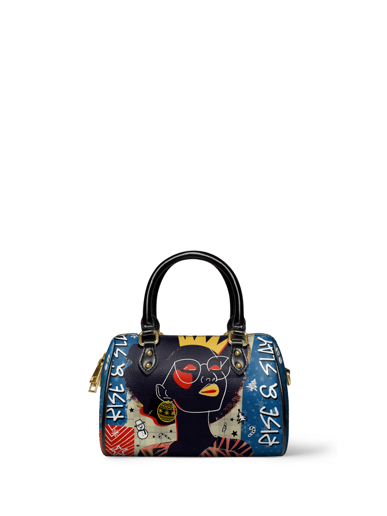 "Aina" Blueberry Snow Mini Satchel