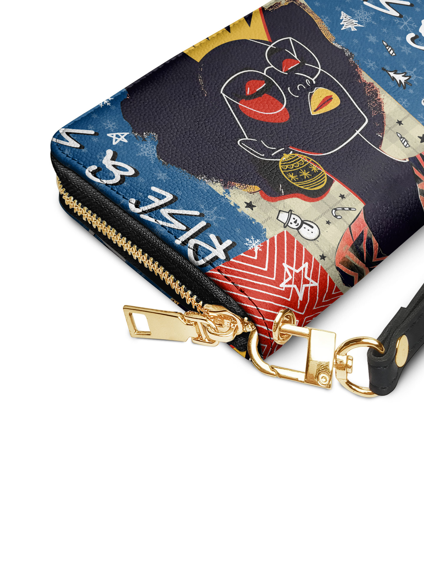 "Aina" Blueberry Snow Wallet