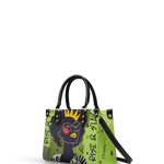 "Aina" Lime Pop Small Leather Handbag