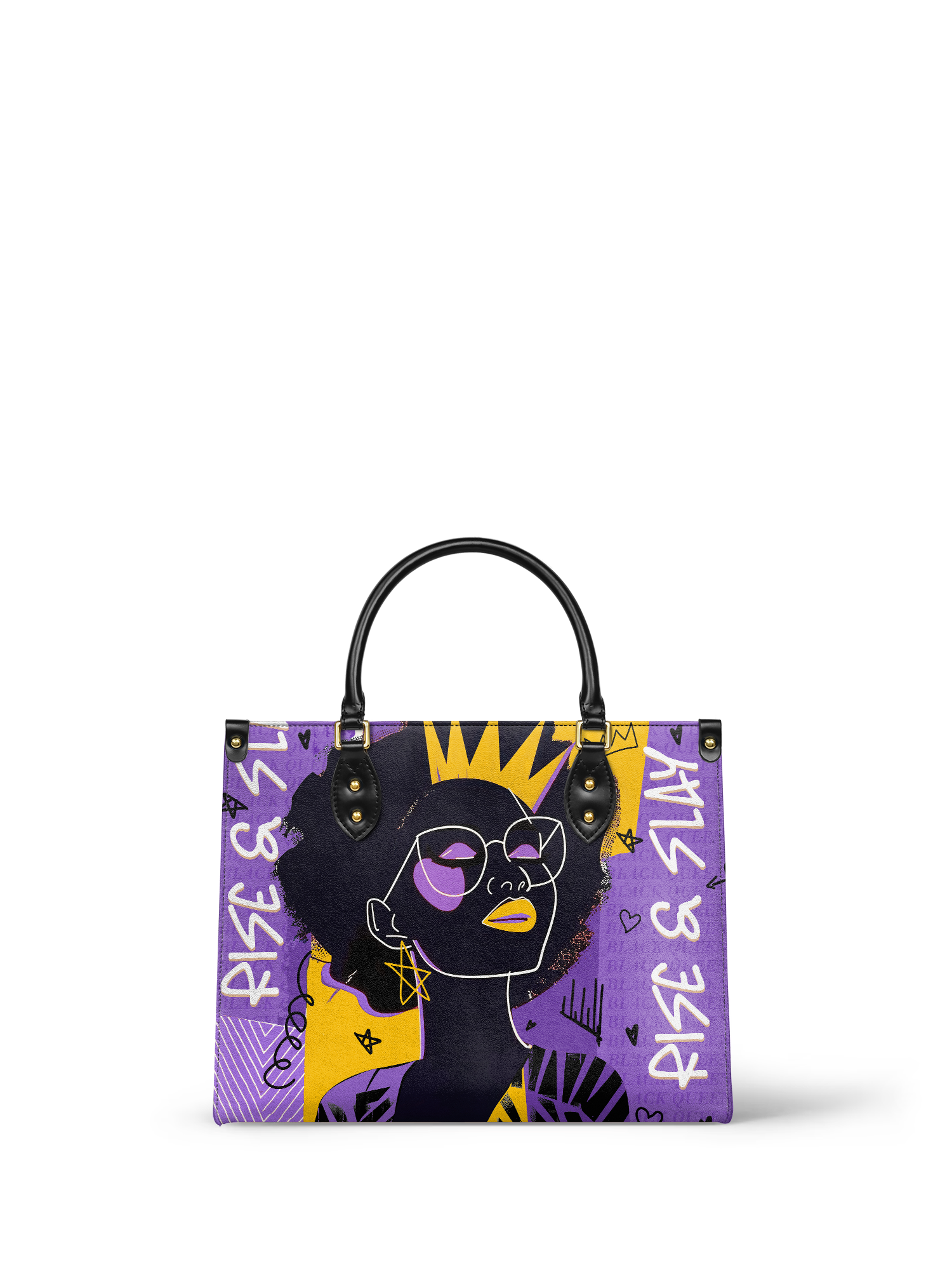 "Aina" Grape Soda Leather Handbag
