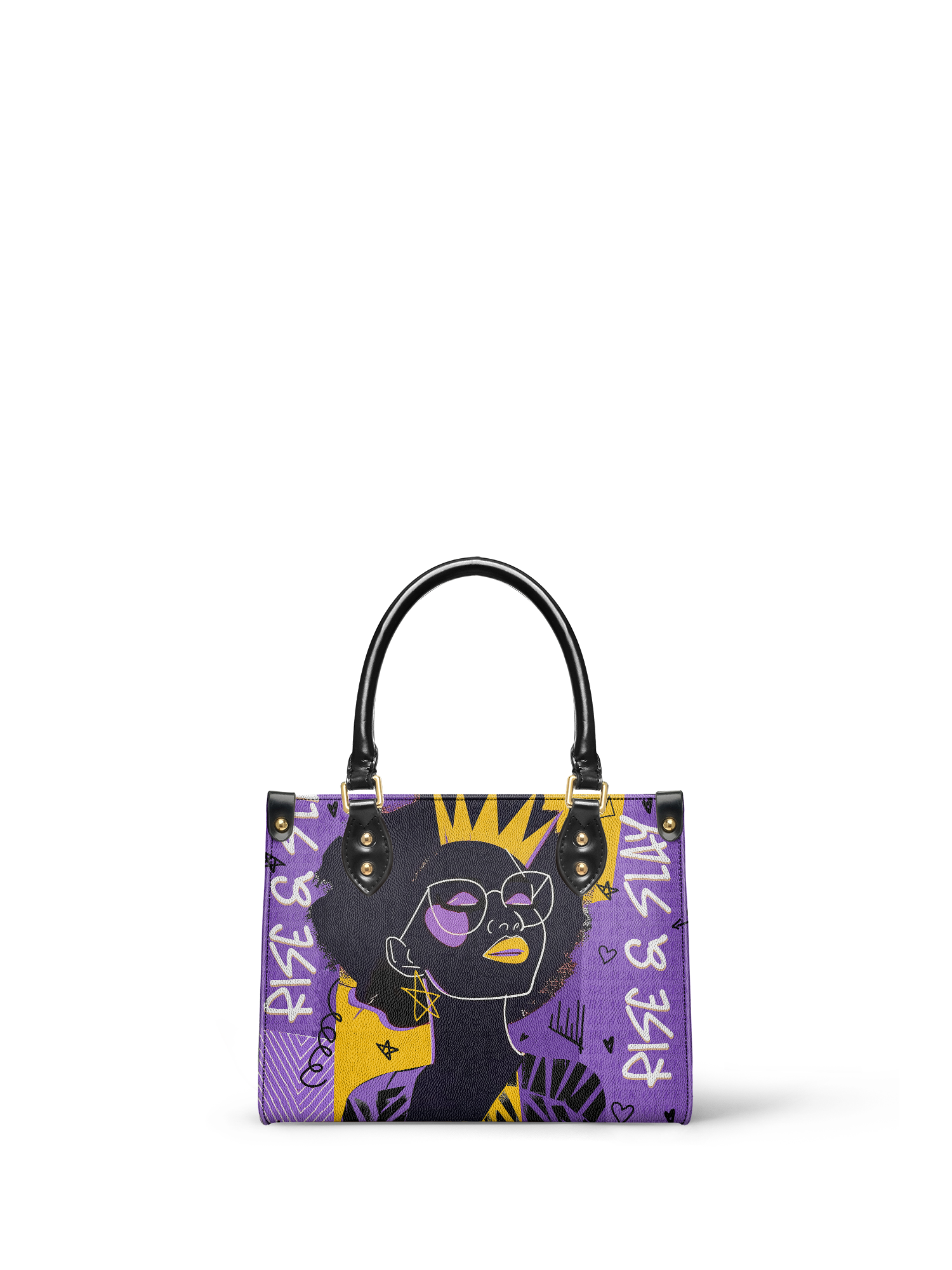 "Aina" Grape Soda Small Leather Handbag