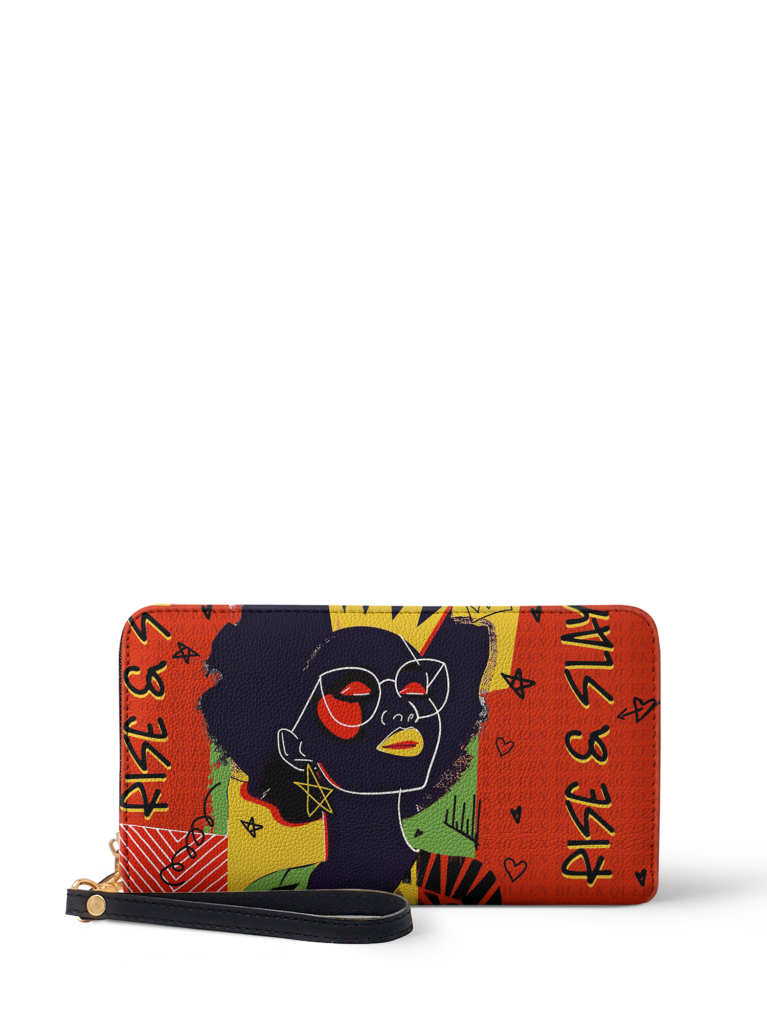 "Aina" Flame Red Wallet