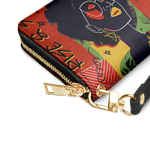 "Aina" Flame Red Wallet